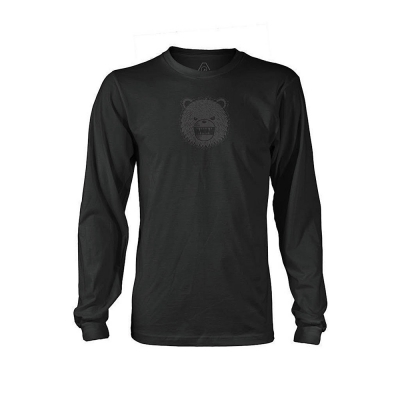 DRB | Monochrome Long Sleeve T-Shirt | Black